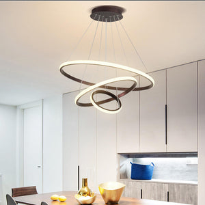 Elegante LED Hanglamp met Zachte Sfeerverlichting