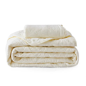 Witte Katoenen Quilt – Luxe Bedsprei 150x200 cm & 200x220 cm
