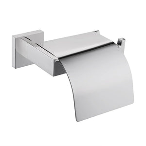 Hardware Badserie Overdekte WC-rolhouder in Polished Chrome – Modern RVS 304 mm design