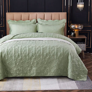 Witte Katoenen Quilt – Luxe Bedsprei 150x200 cm & 200x220 cm