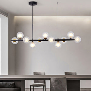 Moderne Gebogen LED Hanglamp – Stijlvolle Verlichting voor Eetkamer & Keuken