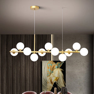 Moderne Gebogen LED Hanglamp – Stijlvolle Verlichting voor Eetkamer & Keuken