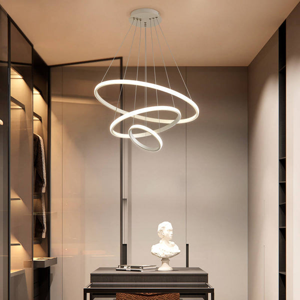 Elegante LED Hanglamp met Zachte Sfeerverlichting