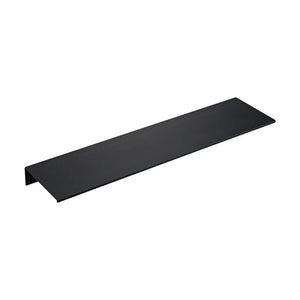 Zwarte aluminium wandplank – minimalistisch wandrek aluminium zwart (300-600 mm) door CÖNCEPT Hardware