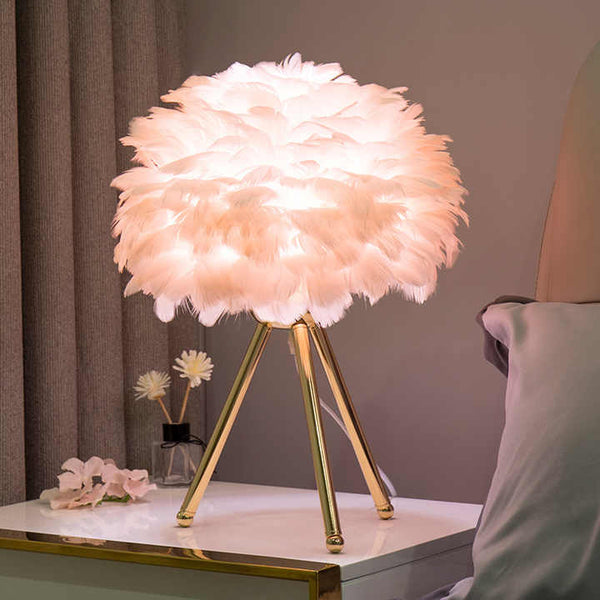 LunaPlume Pendellamp Geïnspireerd op Veren – Elegante LED Hanglamp voor Sfeervol Thuis