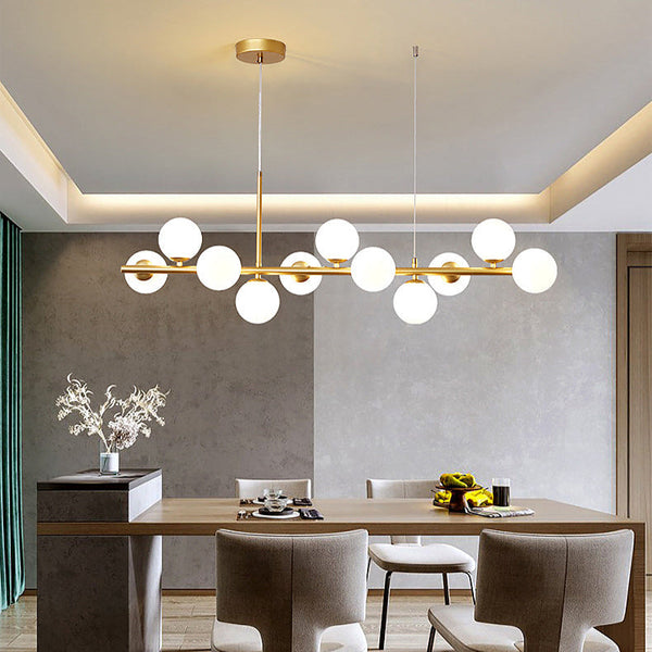 Moderne Gebogen LED Hanglamp – Stijlvolle Verlichting voor Eetkamer & Keuken