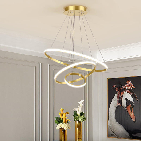 Elegante LED Hanglamp met Zachte Sfeerverlichting