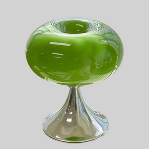 Elegante Fruitgeïnspireerde Vintage Tafellamp – Retro Glas & IJzer Woonverlichting