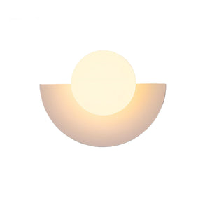 Halve Maan Wandleuchte Zwart – Moderne LED Wandlamp voor Binnen