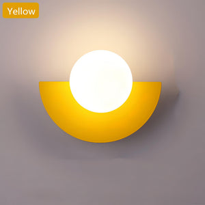 Halve Maan Wandleuchte Zwart – Moderne LED Wandlamp voor Binnen