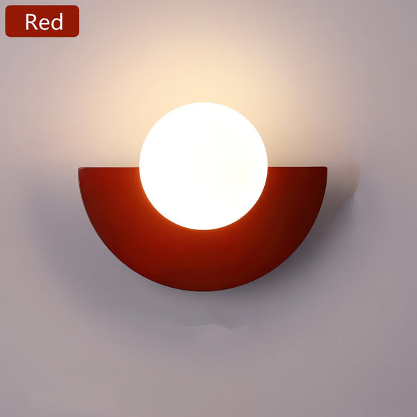 Halve Maan Wandleuchte Zwart – Moderne LED Wandlamp voor Binnen