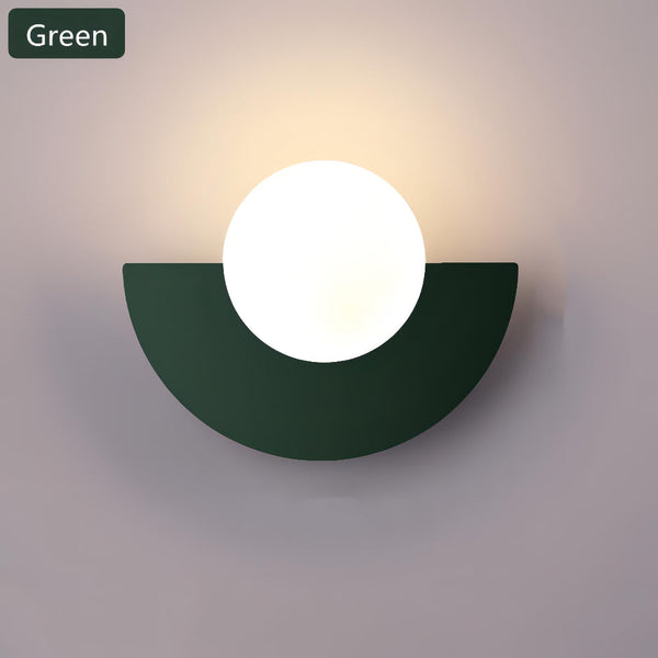 Halve Maan Wandleuchte Zwart – Moderne LED Wandlamp voor Binnen