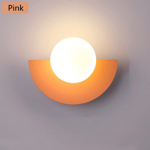 Halve Maan Wandleuchte Zwart – Moderne LED Wandlamp voor Binnen