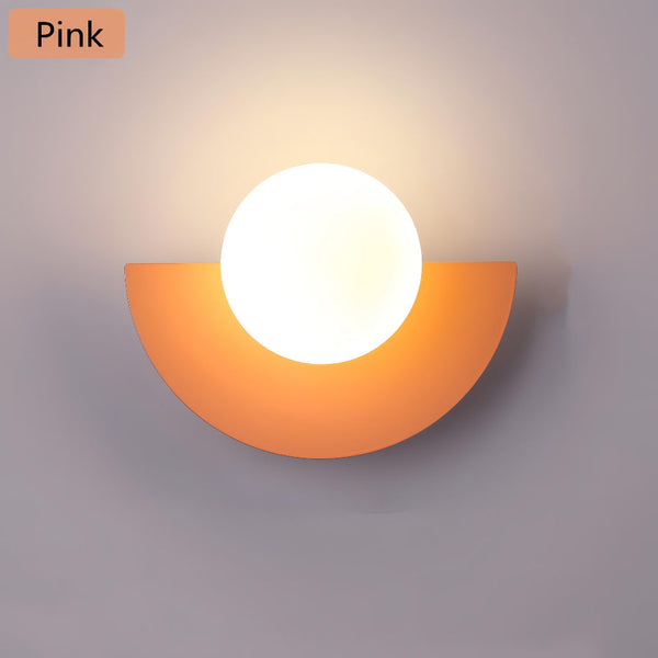 Halve Maan Wandleuchte Zwart – Moderne LED Wandlamp voor Binnen