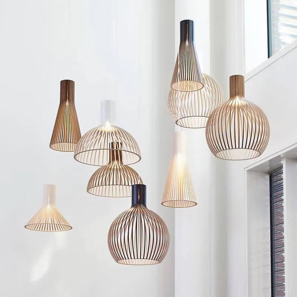 Handgemaakte Bamboe Hanglamp – Natuurlijke Hanggordijnlamp voor Woonkamer & Eetkamer