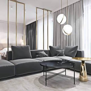 Moderne Bol Hanglamp met Gouden Accenten – Elegante LED Hanglamp voor Woonkamer