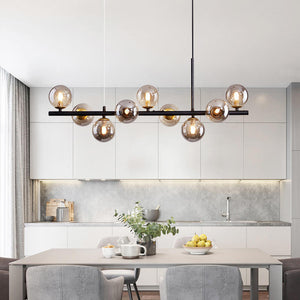 Moderne Gebogen LED Hanglamp – Stijlvolle Verlichting voor Eetkamer & Keuken