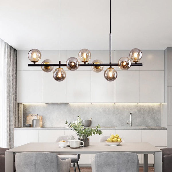 Moderne Gebogen LED Hanglamp – Stijlvolle Verlichting voor Eetkamer & Keuken