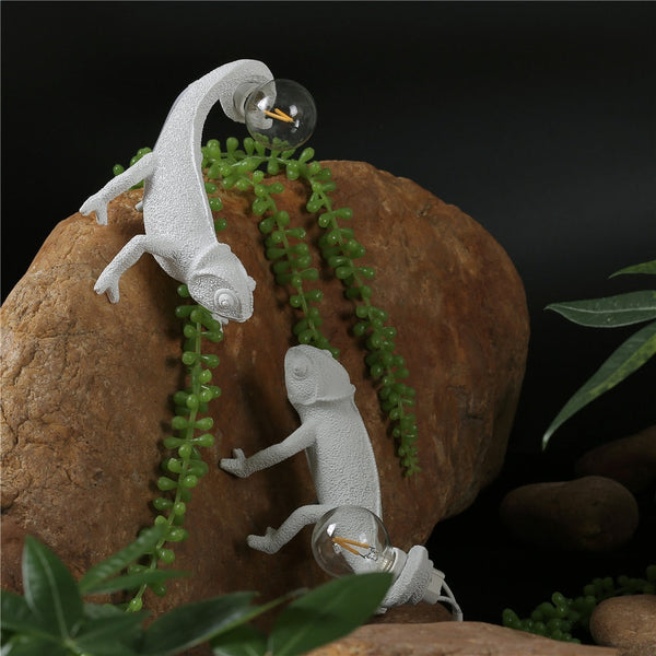 Lizard Glow Tafellamp – Natuurgeïnspireerde LED Lamp voor Gezellige Woondecoratie