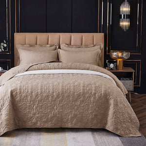 Witte Katoenen Quilt – Luxe Bedsprei 150x200 cm & 200x220 cm