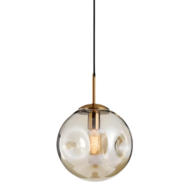 Elegante Glazen Bol Hanglamp – Moderne Verlichting voor Woonkamer, Slaapkamer & Eetkamer
