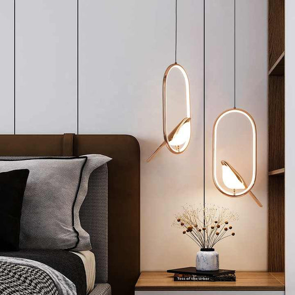 Kunstzinnige Vogel-Pendellamp – Moderne Decoratieve Hanglamp voor Woonkamer, Slaapkamer & Eetkamer