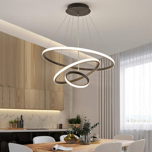 Elegante LED Hanglamp met Zachte Sfeerverlichting
