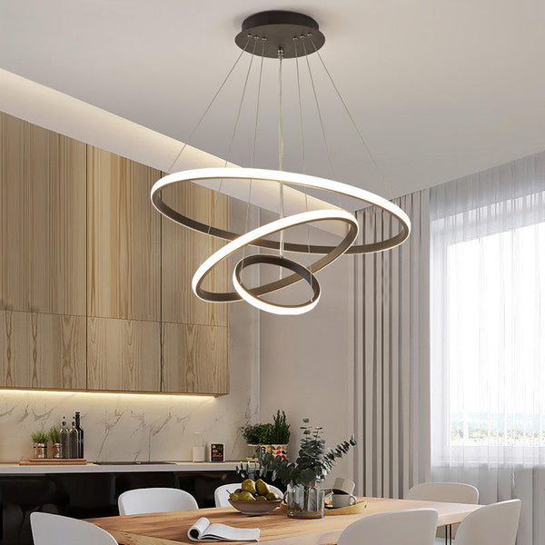 Elegante LED Hanglamp met Zachte Sfeerverlichting