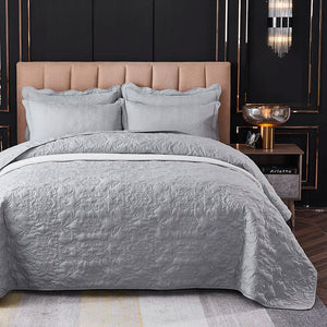 Witte Katoenen Quilt – Luxe Bedsprei 150x200 cm & 200x220 cm
