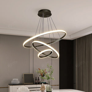 Elegante LED Hanglamp met Zachte Sfeerverlichting