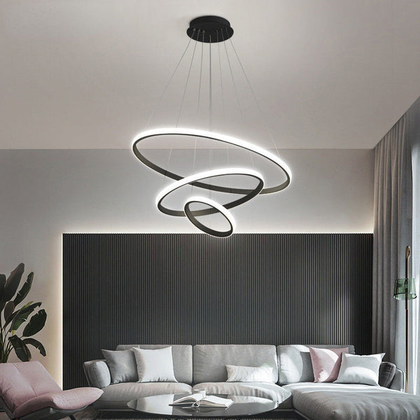 Elegante LED Hanglamp met Zachte Sfeerverlichting