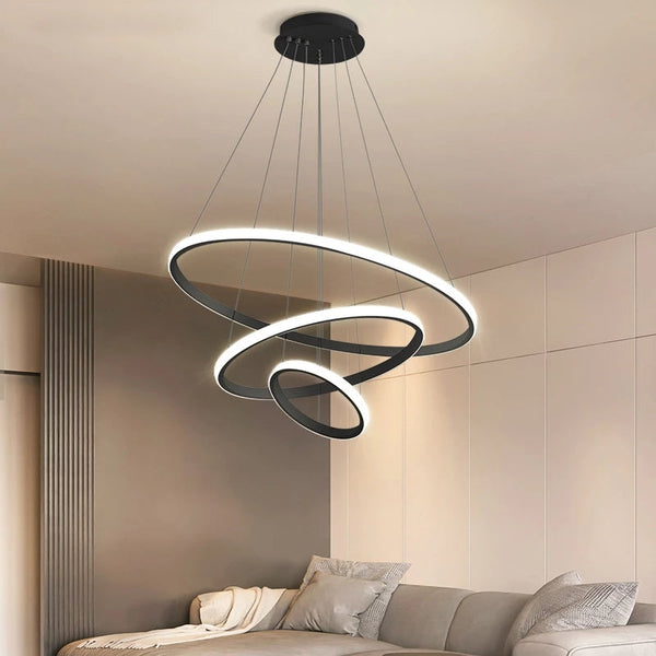 Elegante LED Hanglamp met Zachte Sfeerverlichting