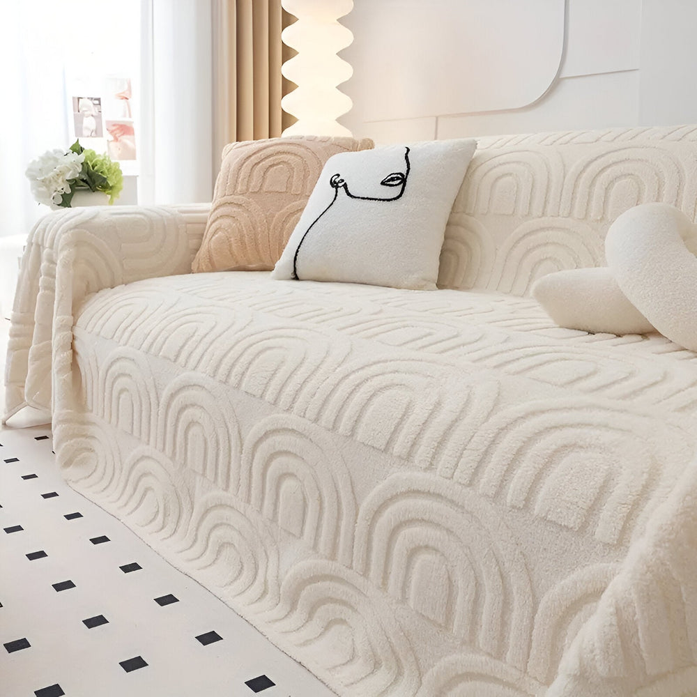 ArchPlush Sofa Hoes  Rekbare Jacquard Sofabescherming voor Alle Soort Banken