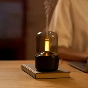 CandleGlow 3D Vlam USB Luchtbevochtiger & Aromatherapie Diffuser – Ontspannende Woondecoratie