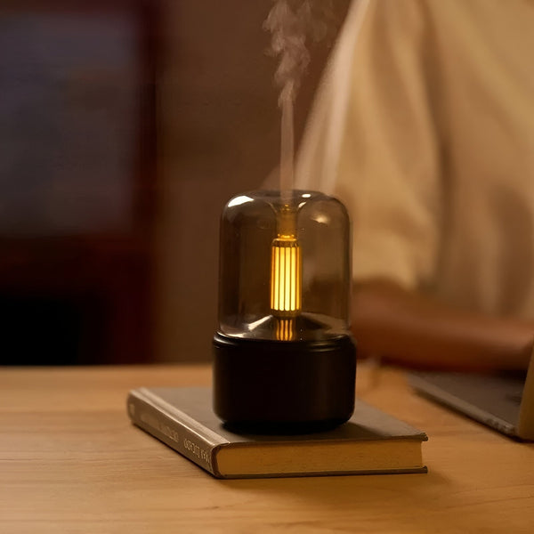 CandleGlow 3D Vlam USB Luchtbevochtiger & Aromatherapie Diffuser – Ontspannende Woondecoratie
