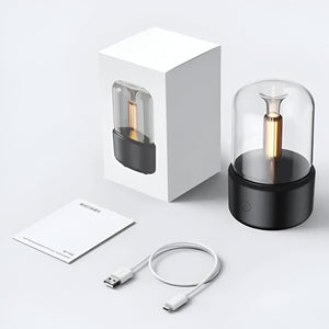 CandleGlow 3D Vlam USB Luchtbevochtiger & Aromatherapie Diffuser – Ontspannende Woondecoratie