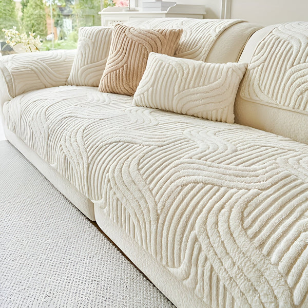 Antislip Fluwelen Sofa Hoes voor 2-4-Zits | Bescherming & Stijl