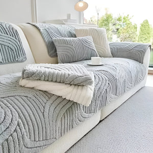 Antislip Fluwelen Sofa Hoes voor 2-4-Zits | Bescherming & Stijl