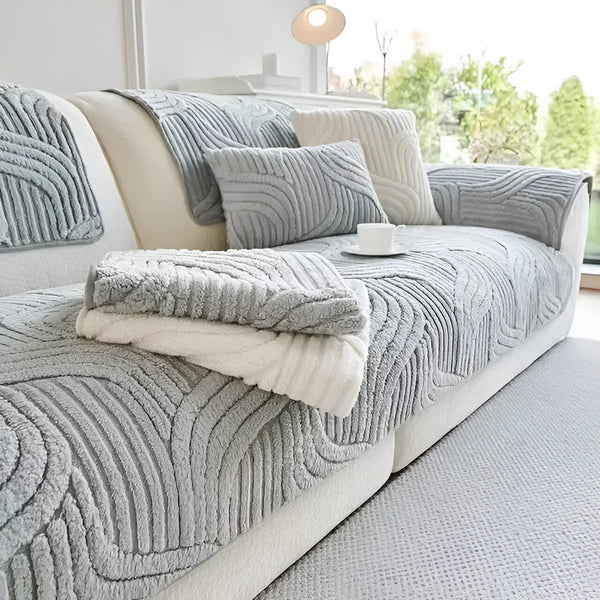 Antislip Fluwelen Sofa Hoes voor 2-4-Zits | Bescherming & Stijl