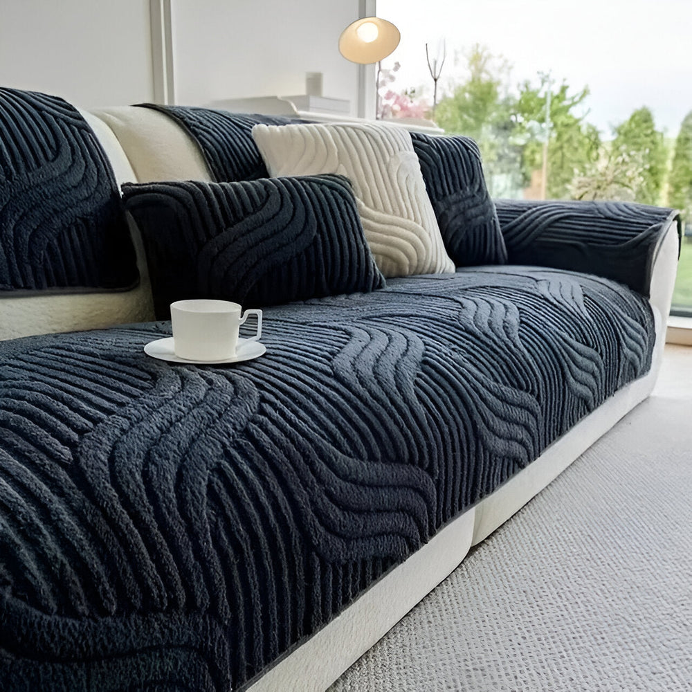 Antislip Fluwelen Sofa Hoes voor 2-4-Zits | Bescherming & Stijl
