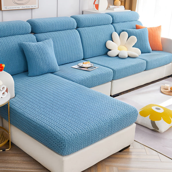 ElasticEase Stretch Sofa Hoes – Jacquard Bank Hoes | Beschermend & Elegant