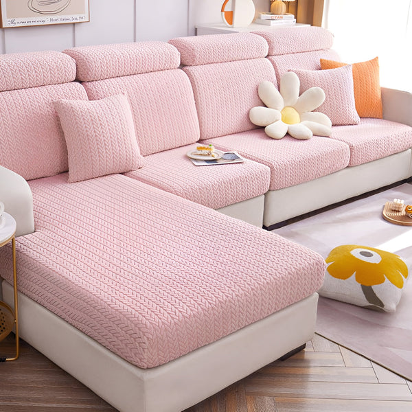 ElasticEase Stretch Sofa Hoes – Jacquard Bank Hoes | Beschermend & Elegant