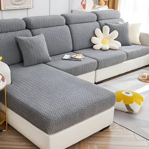 ElasticEase Stretch Sofa Hoes – Jacquard Bank Hoes | Beschermend & Elegant