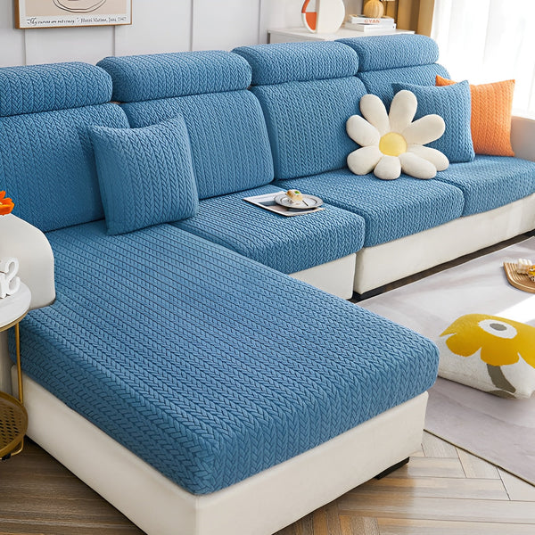 ElasticEase Stretch Sofa Hoes – Jacquard Bank Hoes | Beschermend & Elegant