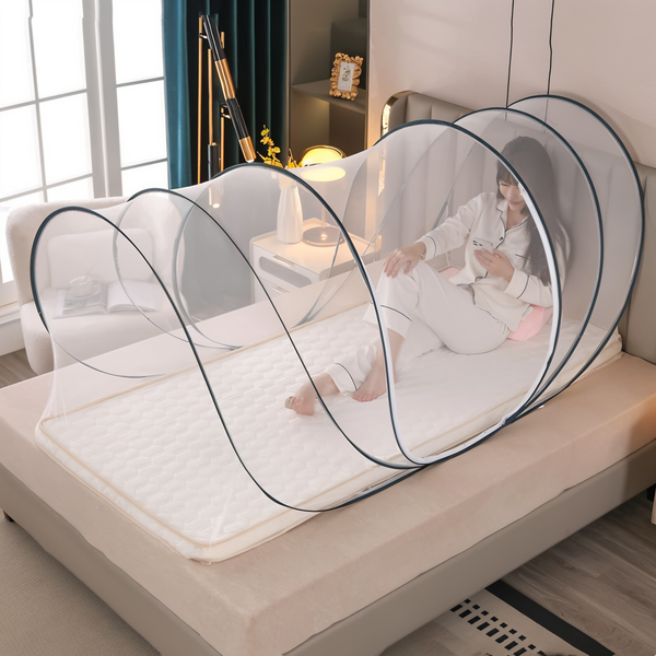 Opvouwbaar Muskietennet voor Bed – Effectieve Muggenschutz van Polyester & Glasvezel