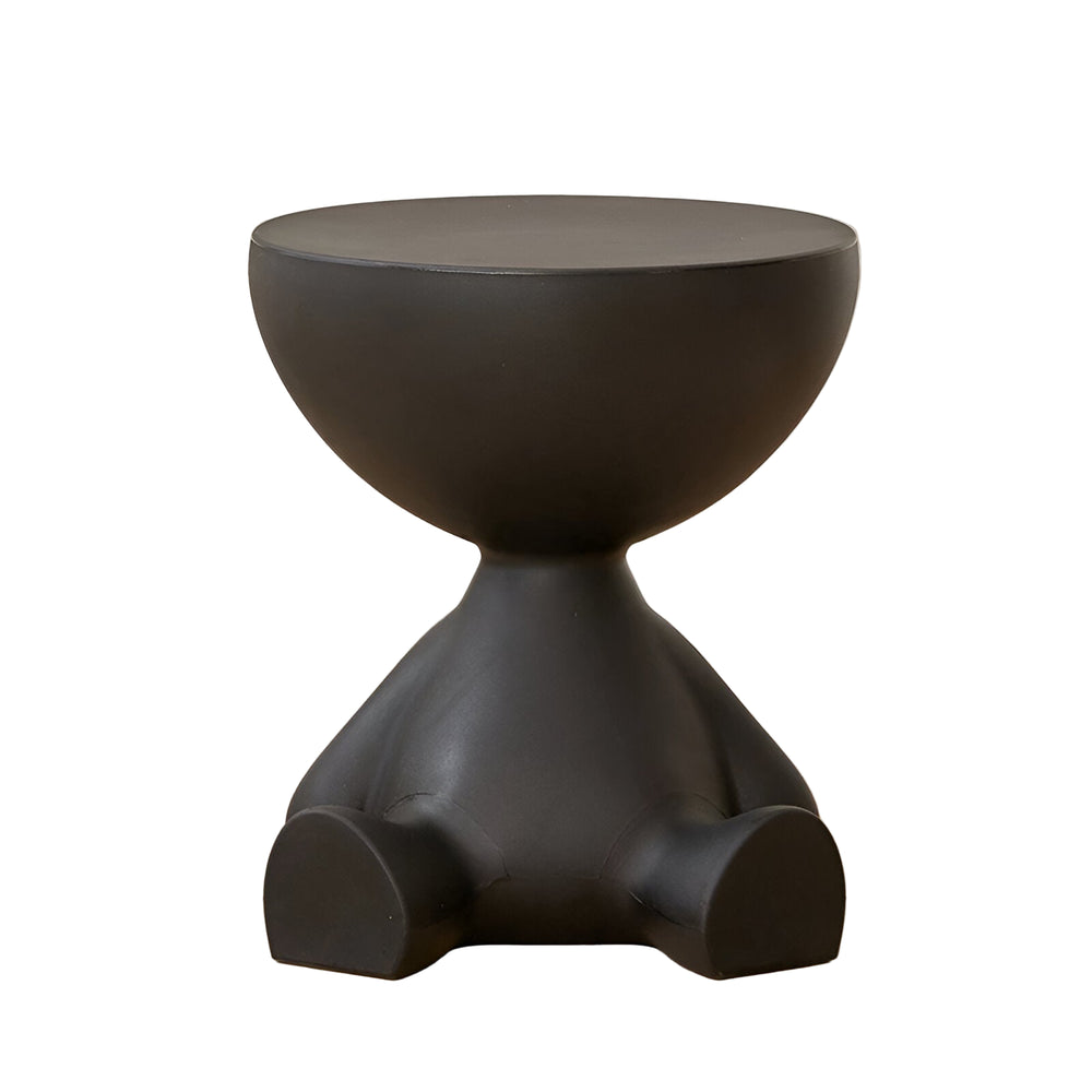 Moderne Ronde Bijzettafel in Crème – Stijlvolle & Functionele Woondecoratie