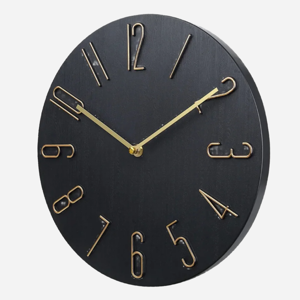 Stille Decoratieve Wandklok  Moderne Kleurrijke Minimalistische Woondecoratie