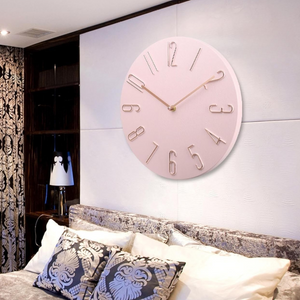 Stille Decoratieve Wandklok  Moderne Kleurrijke Minimalistische Woondecoratie