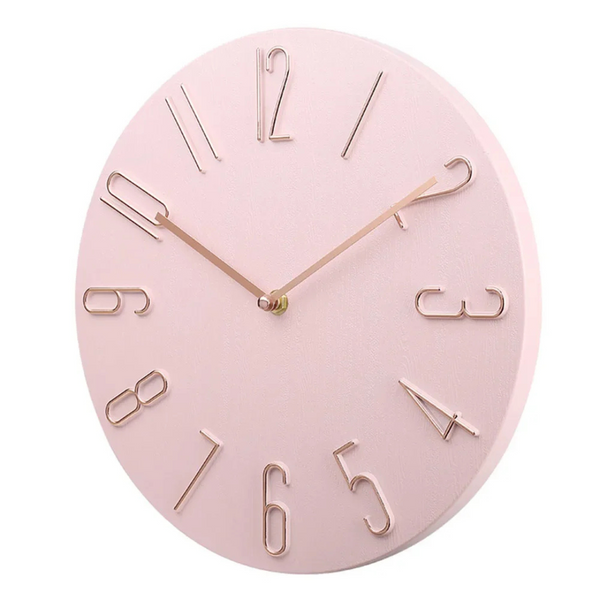 Stille Decoratieve Wandklok  Moderne Kleurrijke Minimalistische Woondecoratie