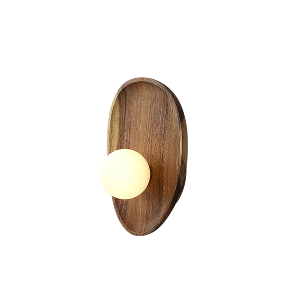 Houten LED Wandlamp – Scandinavisch Minimalistisch Binnenverlichting voor Moderne Woningen
